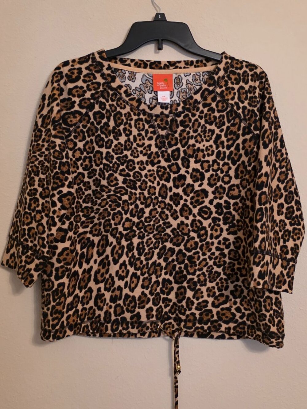 Hearts of Palm Comfy Casual Top Size PM